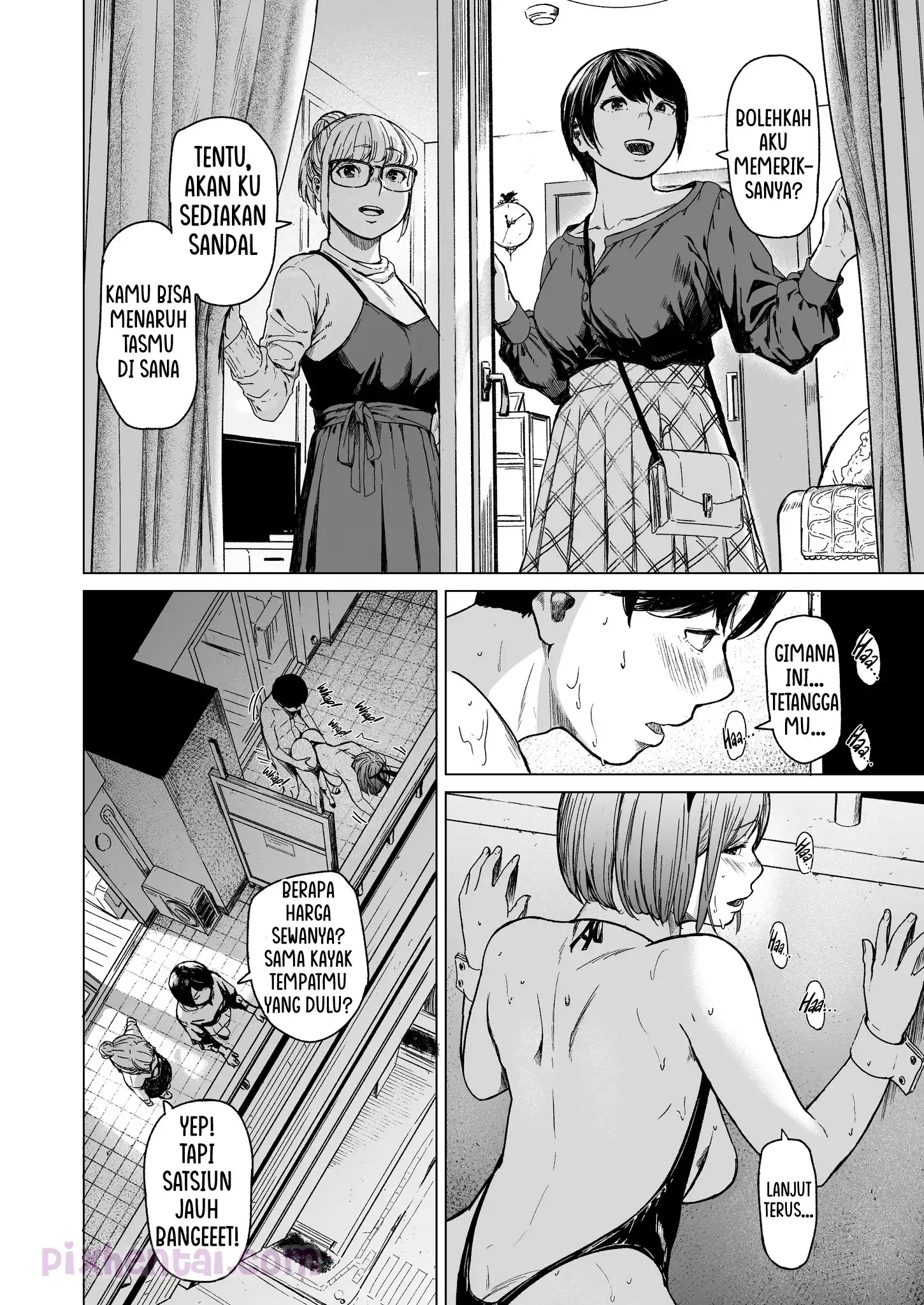 Komik hentai xxx manga sex bokep Furachi Unforgivable Akibat Mengintip Tetangga Cantik 63